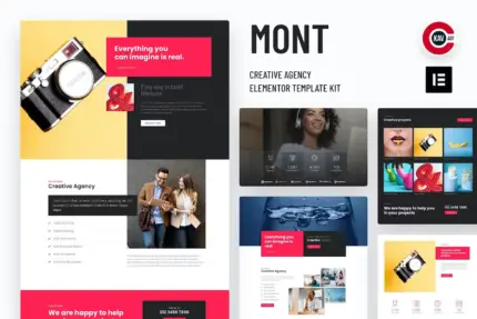Mont – Agency Elementor Template kit