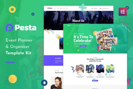 Pesta Kit – Event Planner & Organizer Elementor Template Kit